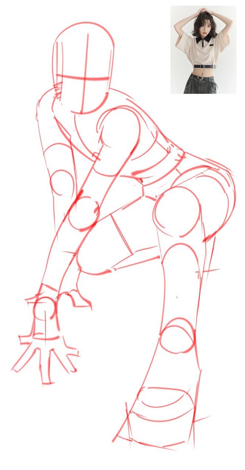 LINE ART TO PHOTO transformation - original input image showing the starting point